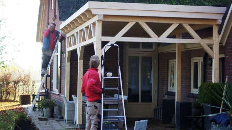 houten veranda