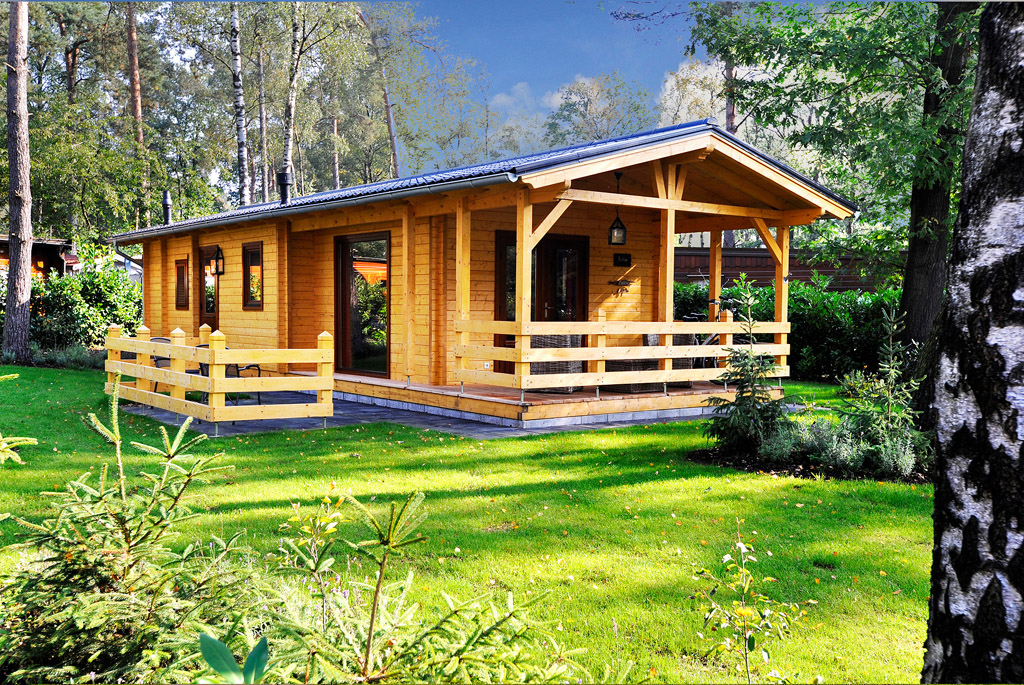 mobiele houten lodge